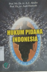 Pengantar dalam hukum pidana Indonesia