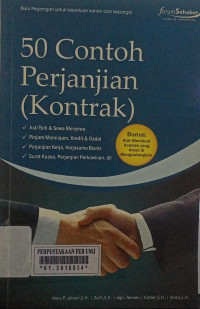 50 Contoh perjanjian kontrak