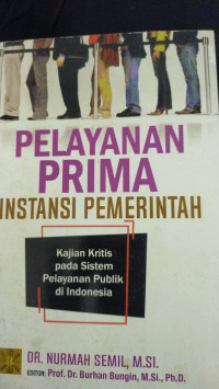 Pelayanan Prima Instansi Pemerintah