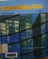 Ekonomi manajerial jilid 1