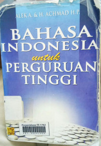 Bahasa Indonesia ( Untuk Perguruan Tinggi)