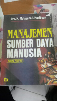 Manajemen Sumber Daya Manusia Edisi Revisi