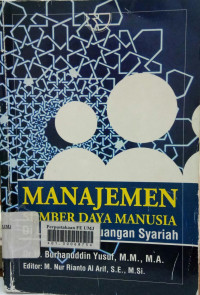 Manajemen sumberdaya manusia: dilembaga keuangan syariah