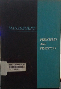 Management: principles and practices