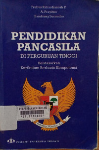 Pendidikan pancasila di perguruan tinggi