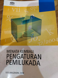 Menata kembali pengaturan Pemilukada