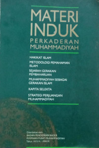 Materi induk perkaderan muhammadiyah