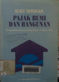 BUku Panduan Pajak bumi dan bangunan