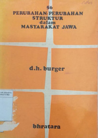 Perubahan-perubahan struktur dalam masyarakat Jawa