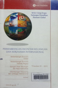 Perkembangan ekonomi keuangandan kerjasama internasional