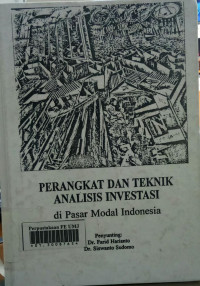 Perangkat dan teknik analisis investasi