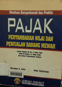 Pajak pertambahan nilai dan penjualan barang mewah