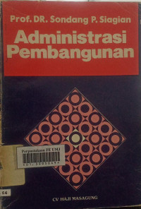 Administrasi pembangunan