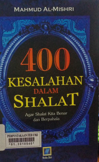 400 kesalahan dalam shalat