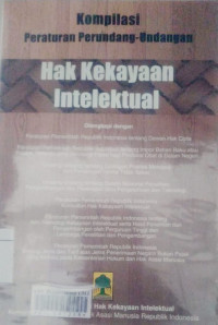 Kompilasi peraturan perundang-undangan hak kekayaan intelektual