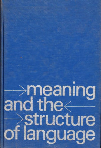 Meaning and the structure of language