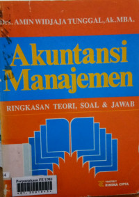 Akuntansi manajemen: ringkasan teori dan jawaban