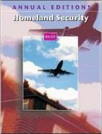 Annual editions: homeland security 2004-2005