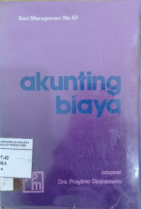 Akunting biaya