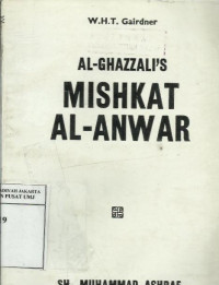 Al-Ghazzali's mishkat al-anwar: (