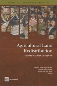 Agricultural land redistribution: toward greater consensus