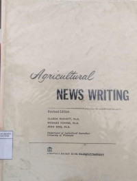 Agricultural news writing