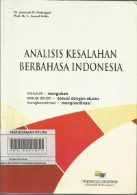 Analisis Kesalahan Berbahasa Indonesia