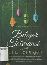 Belajar toleransi dari ibnu taimiyah