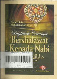 Beginilah caranya bershalawat kepada Nabi SAW