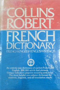 Collins-Robert French-English, English-French dictionary