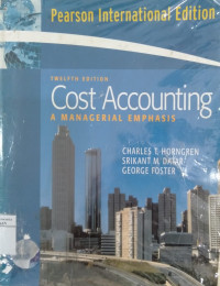 Cost accounting: planning and control