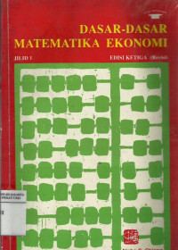 Dasar-dasar matematika ekonomi