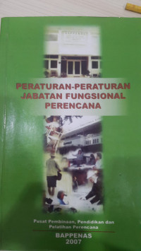 Peraturan-peraturan jabatan fungsional perencana