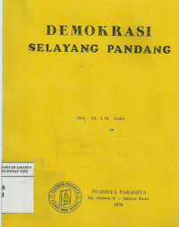 Demokrasi selayang pandang