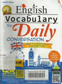 English vocabulary for daily conversation