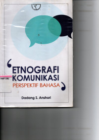 Etnografi Komunikasi Perspektif Bahasa