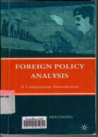 Foreign Policy Analysis: a Comparative Introroduction