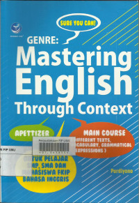 Genre ; Mastering english through context