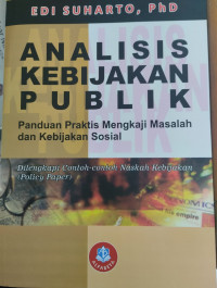 Analisis Kebijakan Publik