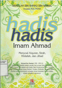 Hadis hadis Imam Ahmad