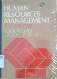 Human resources management: text and cases