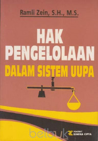 Hak pengelolaan dalam sistem UUPA