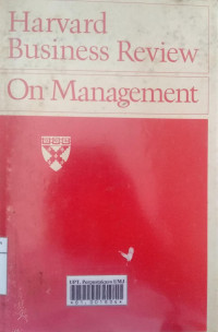 Harvard business review--on management