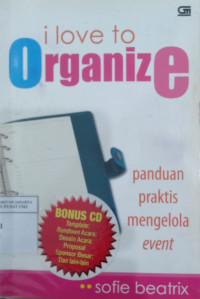 I love organize=panduan praktis mengelola event