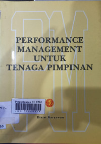 Performance management untuk tenaga pimpinan