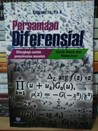 Persamaan Diferensial : Dilengkapi Contoh Penyelesaian Masalah Untuk Umum dan Mahasiswa