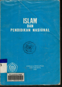 Islam dan Pendidikan Nasional