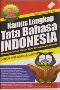 Kamus Lengkap Tata Bahasa Indonesia