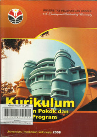 kurikulum ketentuan pokok dan struktur program