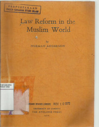 Law reform in the muslim world